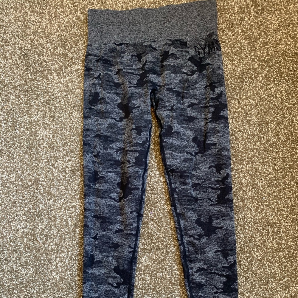 Gymshark black camo seamless leggings